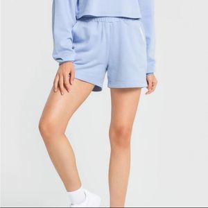 Women's Light Blue Athletic Shorts